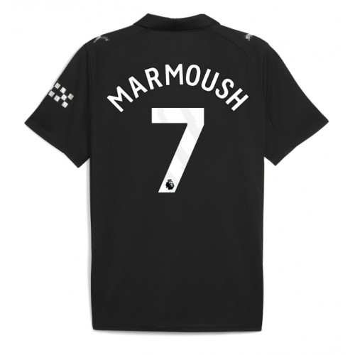Manchester City Omar Marmoush #7 Bortatröja 2025-26 Kortärmad Manchester City Omar Marmoush #7 Bortatröja 2025-26 Kortärmad